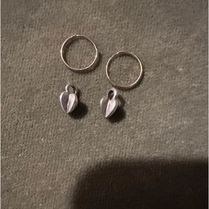 Lee Brevard Heart Pair Earrings
